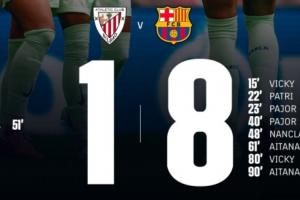 开云体育-太残暴了！巴萨女足8-1横扫毕尔巴鄂女足，2场狂进16球只丢1球